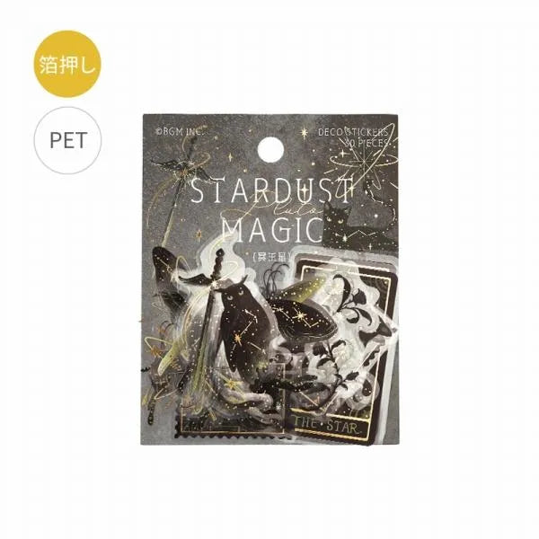 STARDUST MAGIC Foil-stamped Clear Sticker - Pluto - Techo Treats