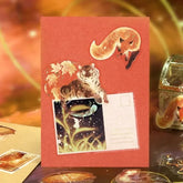 STARDUST MAGIC Foil-stamped Clear Sticker - Saturn - Techo Treats