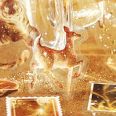STARDUST MAGIC Foil-stamped Clear Sticker - Saturn - Techo Treats