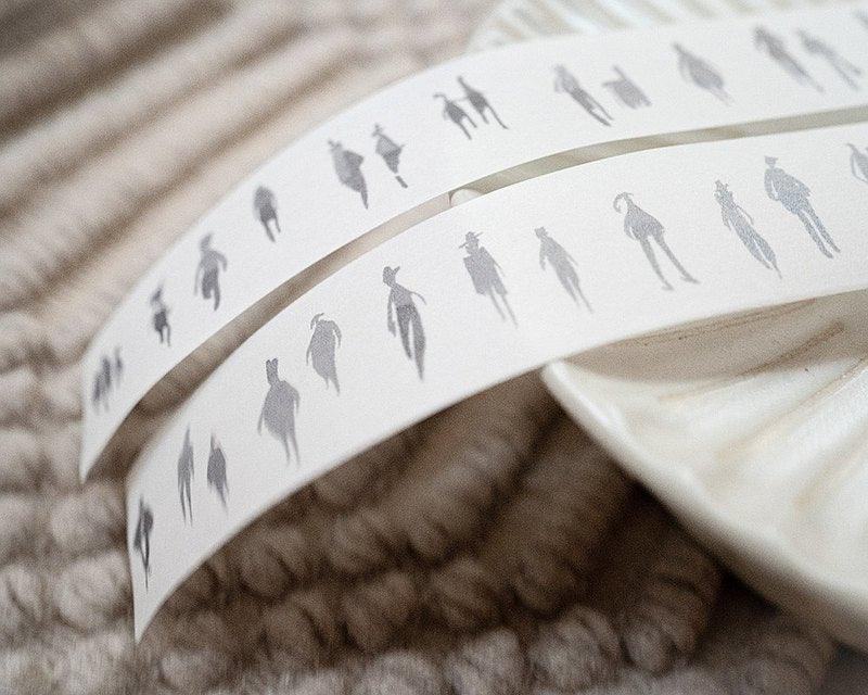 strangers - Masking Tape with Release Paper (Washi / PET) - Techo Treats