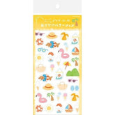 Summer Limited Clear Sticker Sheet - Outing Vacation - Furukawa Shiko - Default Title by Techo Treats Stationery