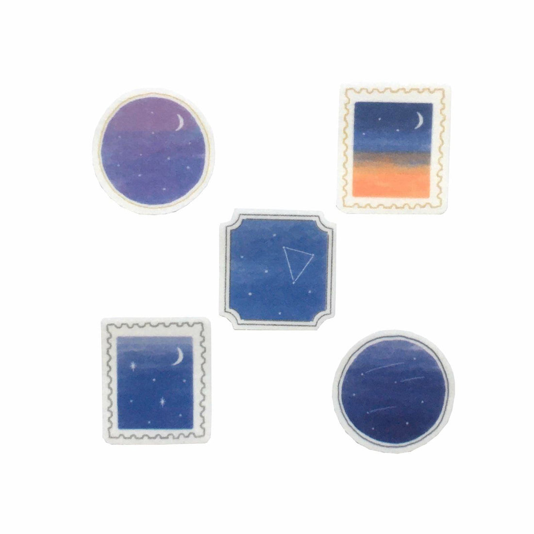 Summer Limited Deco Flake Seal - Night Sky - Furukawa Shiko - Default Title by Techo Treats Stationery