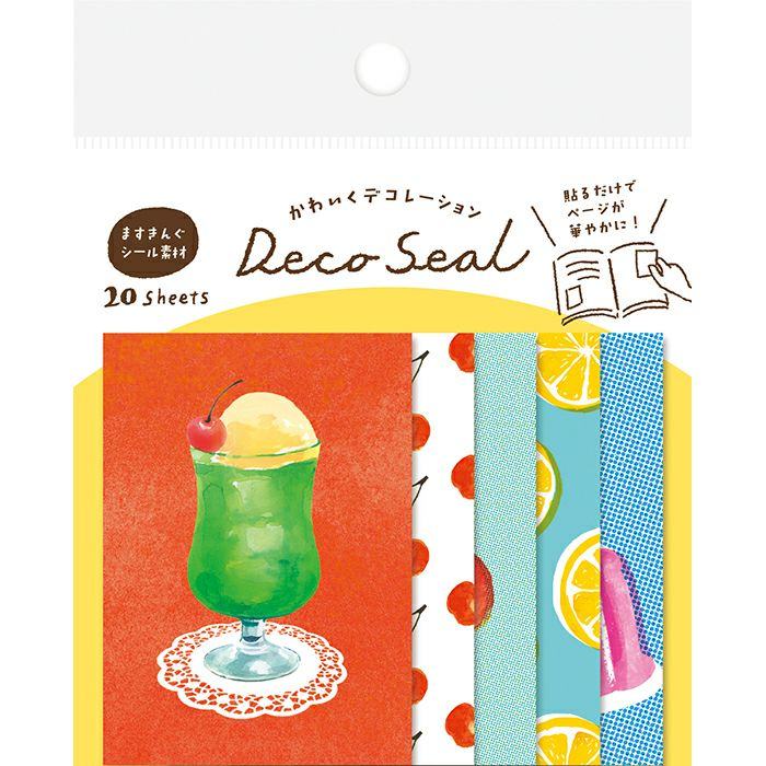 Summer Limited Deco Seal - Cream Soda - Furukawa Shiko - Default Title by Techo Treats Stationery