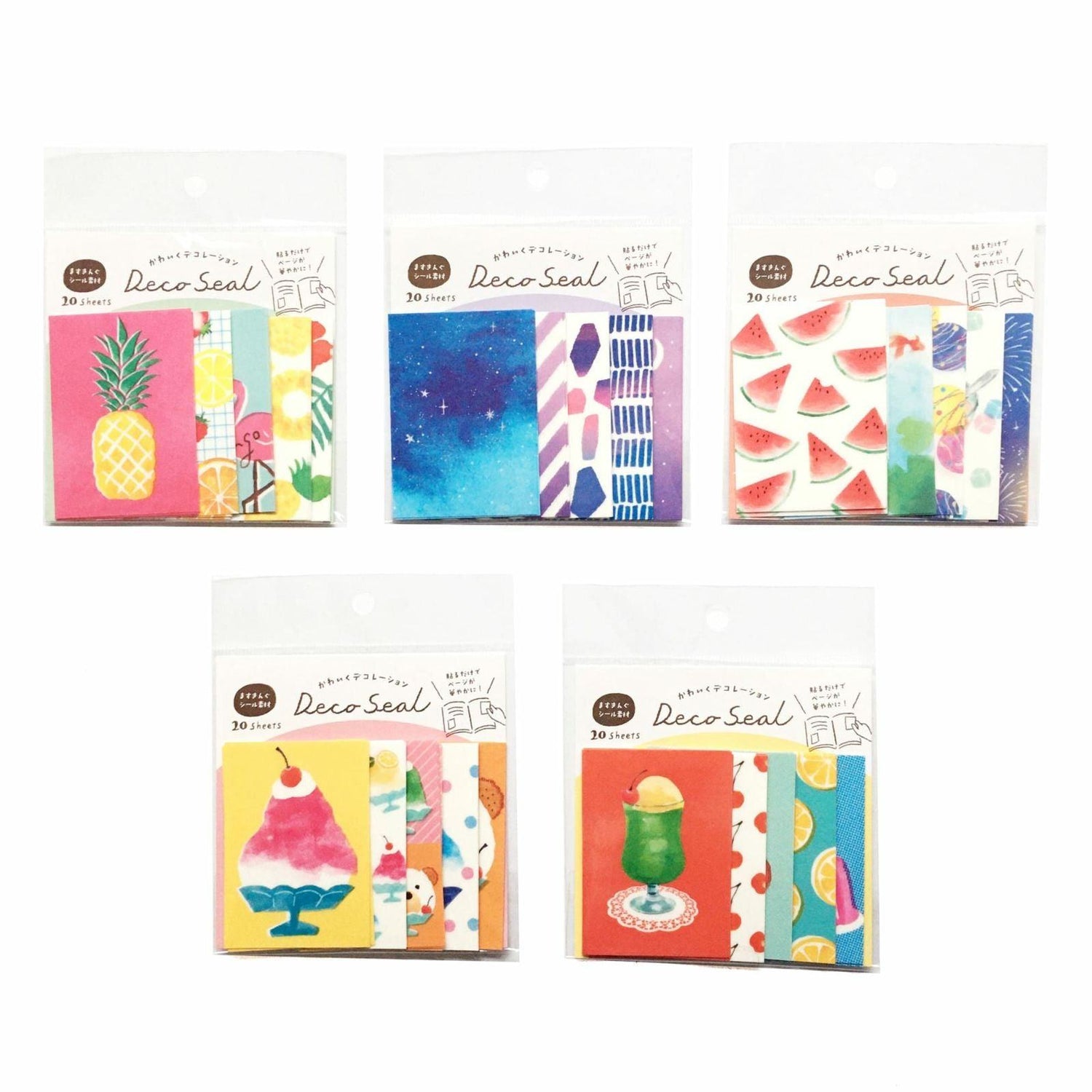 Summer Limited Deco Seal - Southern Country - Furukawa Shiko - Default Title by Techo Treats Stationery