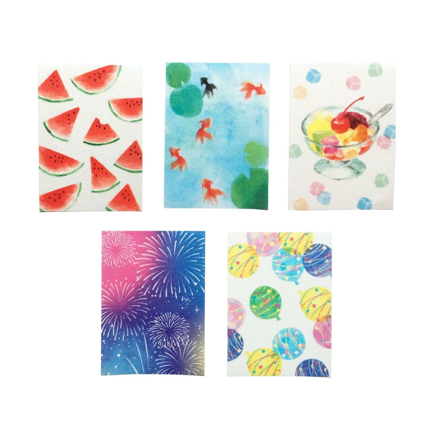 Summer Limited Deco Seal - Summer in Japan - Techo Treats