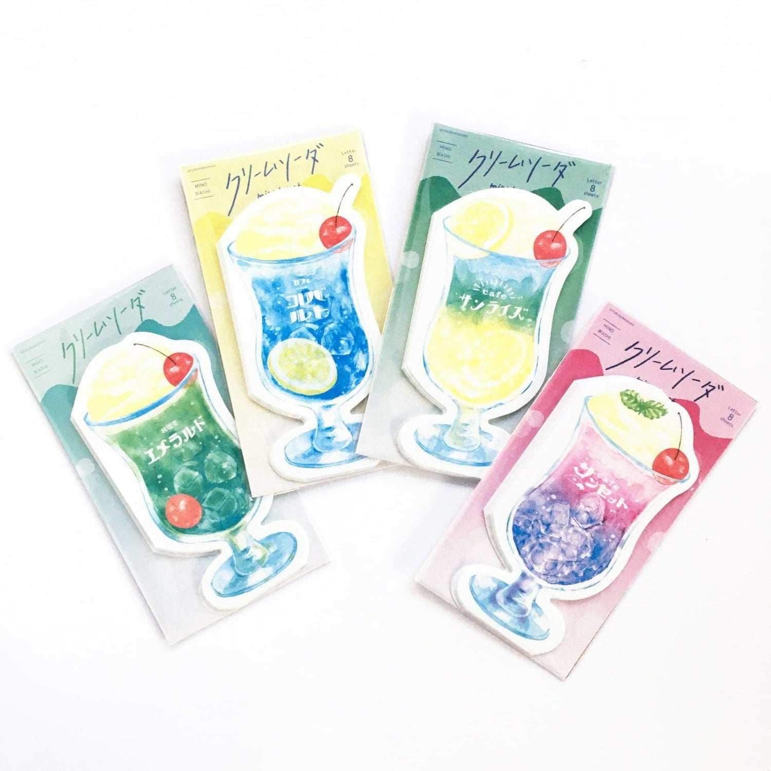 Summer Limited Die-cut Mini Letter - Cafe Sunrise - Furukawa Shiko - Default Title by Techo Treats Stationery