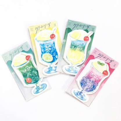 Summer Limited Die-cut Mini Letter - Cafe Sunrise - Furukawa Shiko - Default Title by Techo Treats Stationery