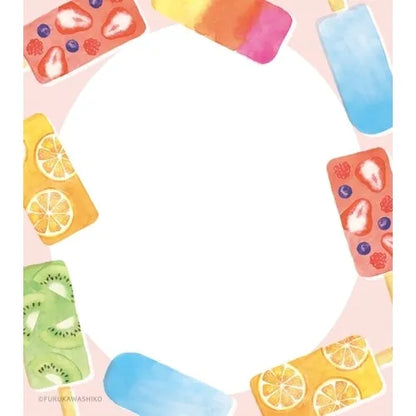 Summer Limited Memo Pad - Ice - Furukawa Shiko - Default Title by Techo Treats Stationery