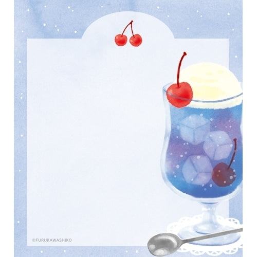 Summer Limited Memo Pad - Purple Soda - Furukawa Shiko - Default Title by Techo Treats Stationery