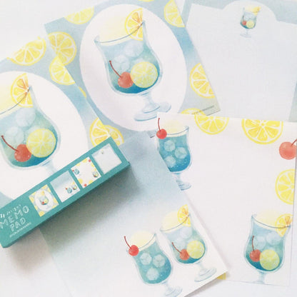 Summer Limited Memo Pad - Ramune Soda - Furukawa Shiko - Default Title by Techo Treats Stationery
