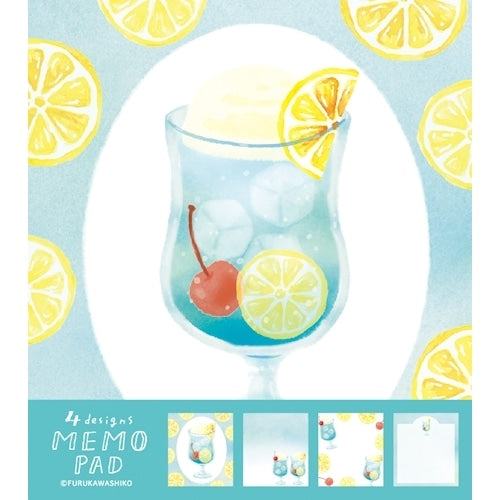 Summer Limited Memo Pad - Ramune Soda - Techo Treats