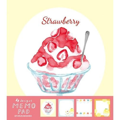 Summer Limited Memo Pad - Shaved Ice - Furukawa Shiko - Default Title by Techo Treats Stationery