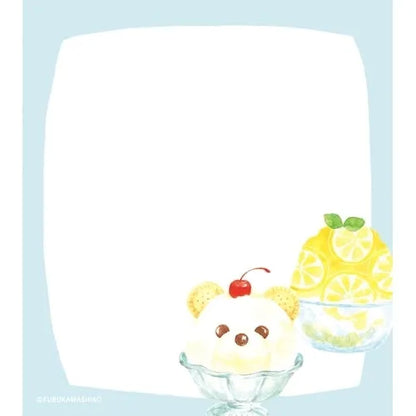 Summer Limited Memo Pad - Shaved Ice - Furukawa Shiko - Default Title by Techo Treats Stationery