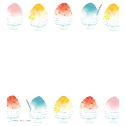Summer Limited Memo Pad - Shaved Ice - Furukawa Shiko - Default Title by Techo Treats Stationery