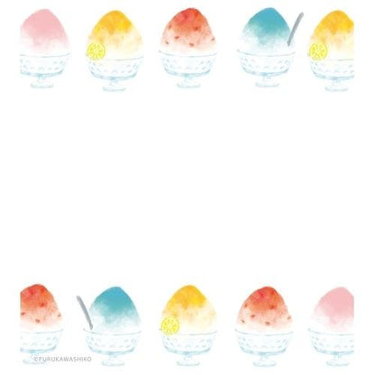Summer Limited Memo Pad - Shaved Ice - Furukawa Shiko - Default Title by Techo Treats Stationery
