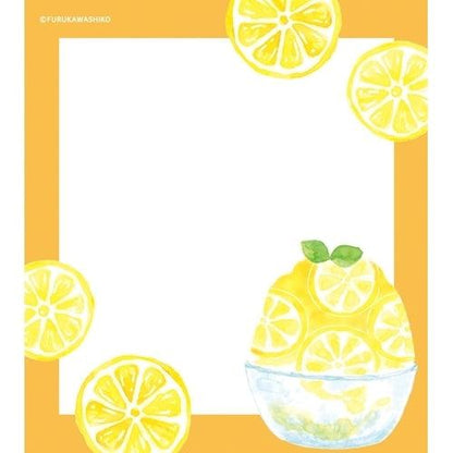Summer Limited Memo Pad - Shaved Ice - Furukawa Shiko - Default Title by Techo Treats Stationery