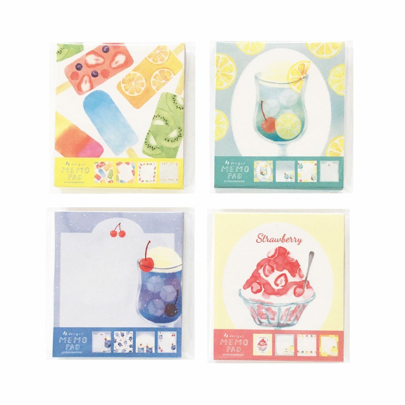 Summer Limited Memo Pad - Shaved Ice - Furukawa Shiko - Default Title by Techo Treats Stationery