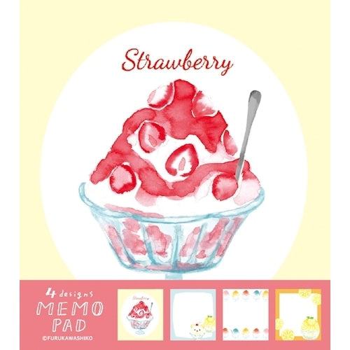 Summer Limited Memo Pad - Shaved Ice - Techo Treats