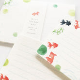 Summer Limited Mini Letter Set - Gold Fish - Furukawa Shiko - Default Title by Techo Treats Stationery