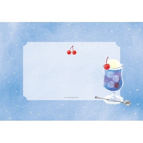 Summer Limited Mini Letter Set - Purple Soda - Furukawa Shiko - Default Title by Techo Treats Stationery