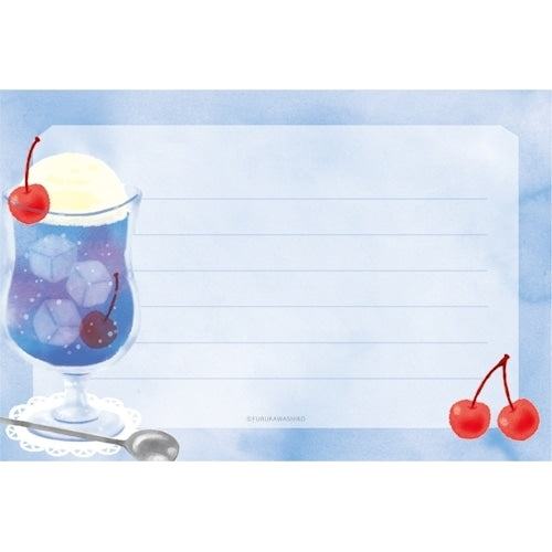 Summer Limited Mini Letter Set - Purple Soda - Furukawa Shiko - Default Title by Techo Treats Stationery
