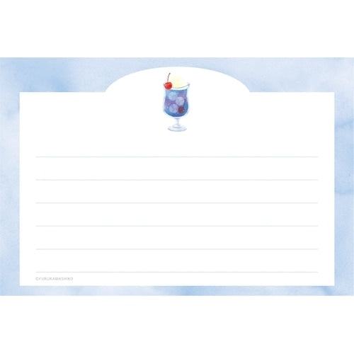 Summer Limited Mini Letter Set - Purple Soda - Furukawa Shiko - Default Title by Techo Treats Stationery