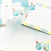 Summer Limited Mini Letter Set - Ramune Soda - Furukawa Shiko - Default Title by Techo Treats Stationery