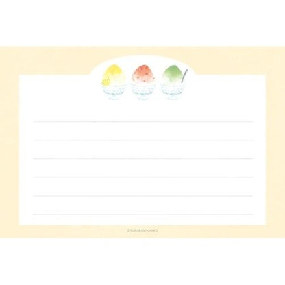 Summer Limited Mini Letter Set - Shaved Ice - Furukawa Shiko - Default Title by Techo Treats Stationery
