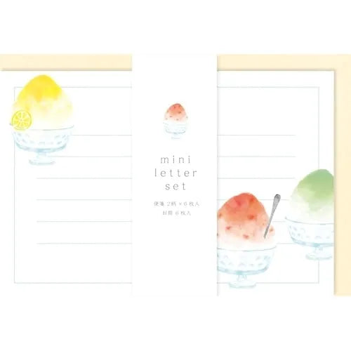 Summer Limited Mini Letter Set - Shaved Ice - Techo Treats