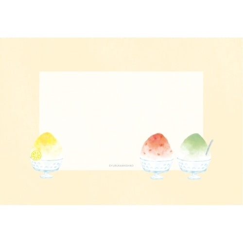 Summer Limited Mini Letter Set - Shaved Ice - Techo Treats