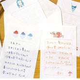 Summer Limited Soebumi-Sen Mini Letter Set - Cat and Goldfish - Techo Treats