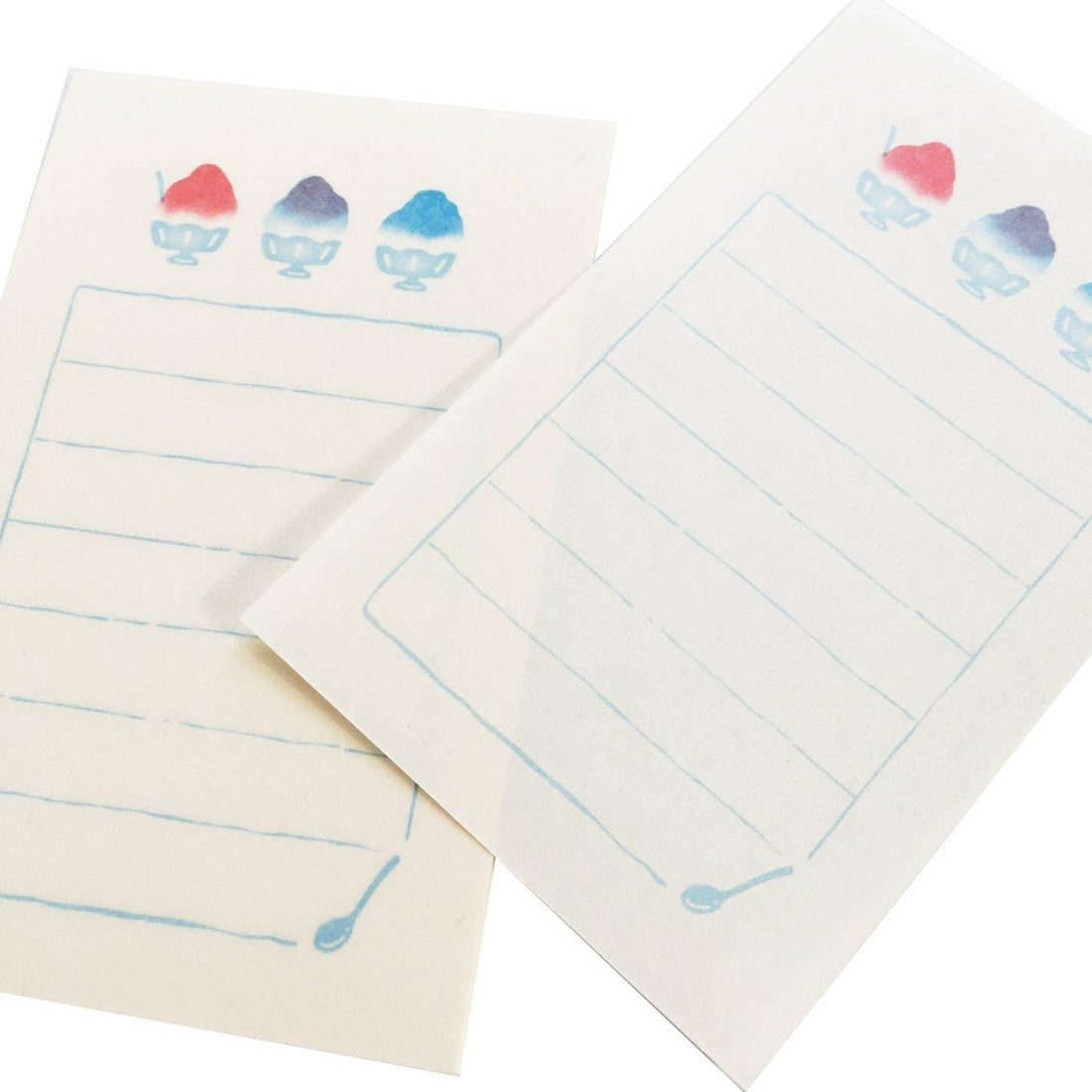 Summer Limited Soebumi-Sen Mini Letter Set - Fluffy Shaved Ice - Furukawa Shiko - Default Title by Techo Treats Stationery