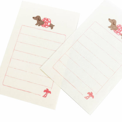 Summer Limited Soebumi-Sen Mini Letter Set - Ukiwa Dog - Furukawa Shiko - Default Title by Techo Treats Stationery