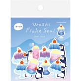 Summer Limited Washi Flake Seal - clear blue - Furukawa Shiko - Default Title by Techo Treats Stationery