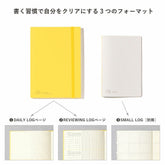 SUNNY LOG NOTE A5 - Yellow - IROHA PUBLISHING - Default Title by Techo Treats Stationery