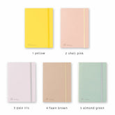 SUNNY LOG NOTE A5 - Yellow - IROHA PUBLISHING - Default Title by Techo Treats Stationery