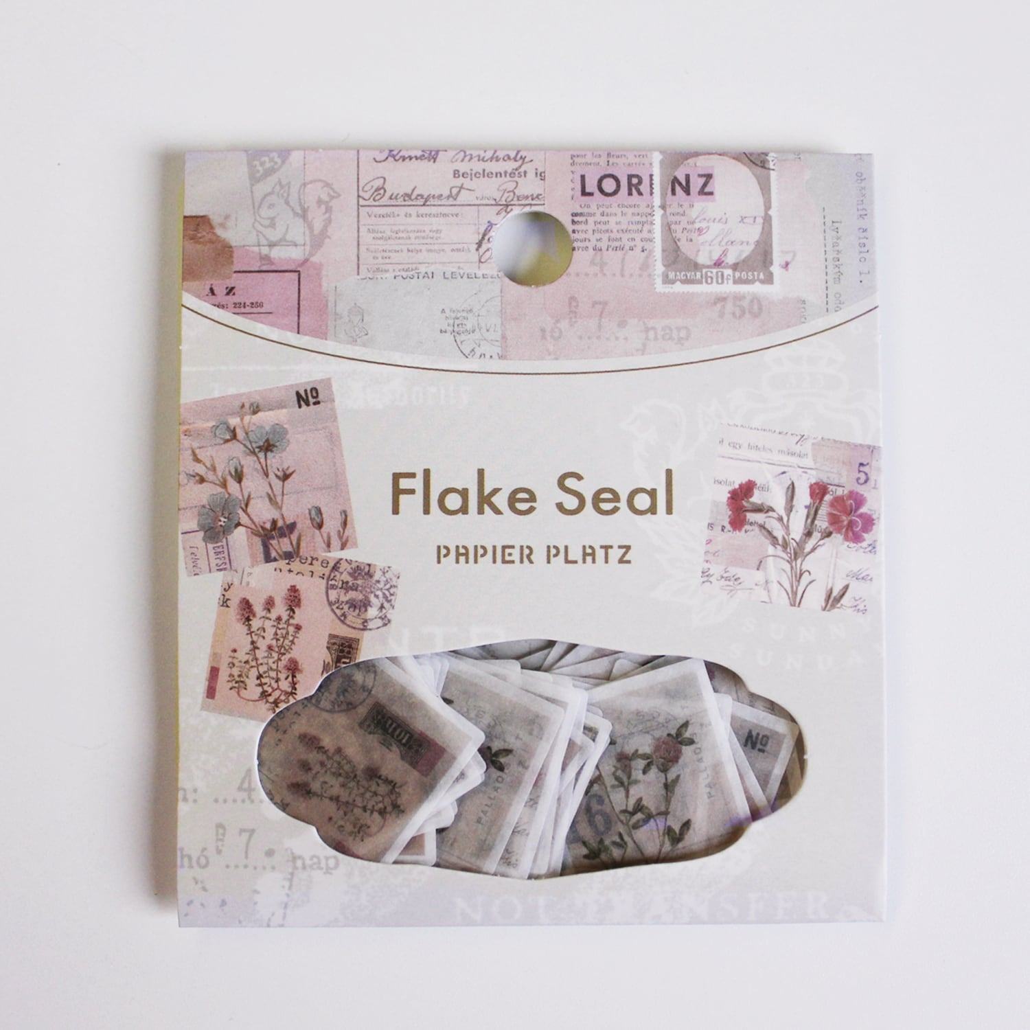 SUNNY SUNDAY Flake Seal - Square - Papier Platz - Default Title by Techo Treats Stationery