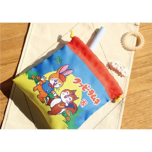 Sweets Series Cuppy Ramune Flat Drawstring Pouch Vol.2 - Tee&