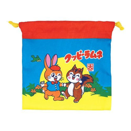 Sweets Series Cuppy Ramune Flat Drawstring Pouch Vol.2 - Tee&