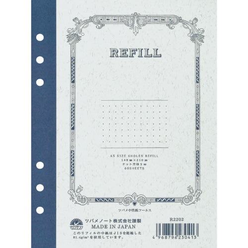 System Notebook Refill (Acid-free Paper) - A5 Dot Grid - Techo Treats
