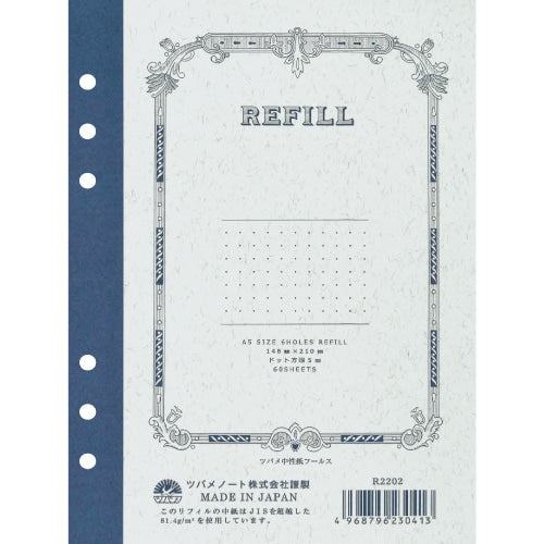 System Notebook Refill (Acid-free Paper) - A5 Dot Grid - Tsubame Note - Default Title by Techo Treats Stationery