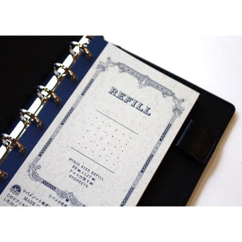 System Notebook Refill (Acid-free Paper) - Mini 6 (A7 Pocket) Dot Grid - Tsubame Note - Default Title by Techo Treats Stationery