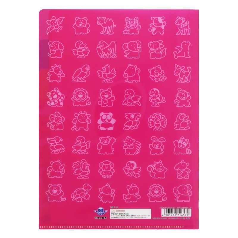 Tabekko Animal Vol.7 - A5 3-Pocket Folder - Pink - Sun-Star Stationery - Default Title by Techo Treats Stationery