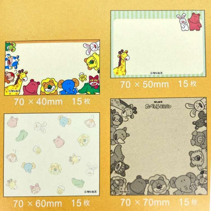 Tabekko Animal Vol.7 - Block Sticky Notes - Orange - Sun-Star Stationery - Default Title by Techo Treats Stationery