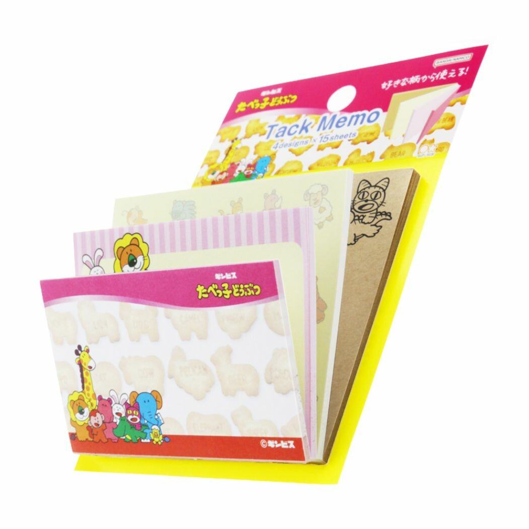 Tabekko Animal Vol.7 - Block Sticky Notes - Pink - Sun-Star Stationery - Default Title by Techo Treats Stationery