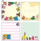 Tabekko Animal Vol.7 - Square Memo Pad - Orange - Sun-Star Stationery - Default Title by Techo Treats Stationery
