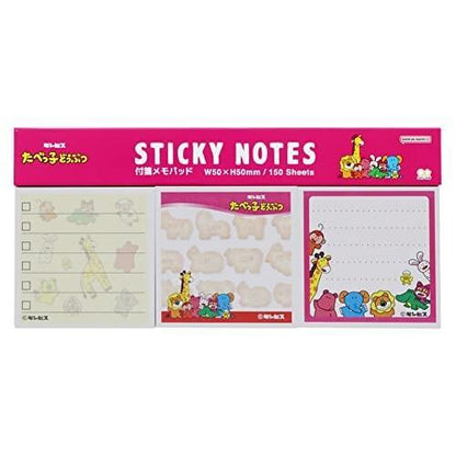 Tabekko Animal Vol.7 - Sticky Notes Pad - Pink - Sun-Star Stationery - Default Title by Techo Treats Stationery