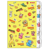 Tabekko Animal Vol.8 A4 Die-cut 5-Pocket Clear Folder - Flyer - Sun-Star Stationery - Default Title by Techo Treats Stationery