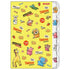 Tabekko Animal Vol.8 A4 Die-cut 5-Pocket Clear Folder - Flyer - Sun-Star Stationery - Default Title by Techo Treats Stationery