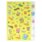 Tabekko Animal Vol.8 A4 Die-cut 5-Pocket Clear Folder - Flyer - Sun-Star Stationery - Default Title by Techo Treats Stationery